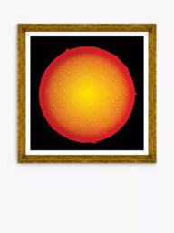 Brookpace Lascelles 'Night Skies 2' Framed Print & Mount, 66 x 66cm, Orange - thumbnail 1