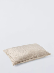 John Lewis Irregular Blocks Velvet Cushion - thumbnail 2