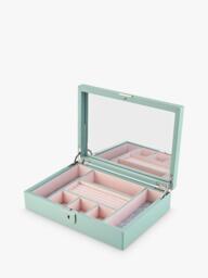 WOLF x Liberty Julia Medium Jewellery Box, Sage - thumbnail 3