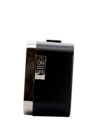 Acctim Analogue Square Alarm Clock, Black - thumbnail 4