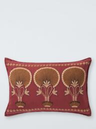 John Lewis Aya Rectangular Cushion, Umber