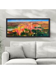 John Lewis Alex Ebdon 'Manchas Luz' Framed Canvas Print, 106 x 46cm - thumbnail 2