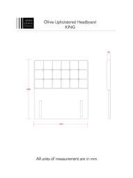 John Lewis Olivia Full Depth Upholstered Headboard, King Size - thumbnail 4
