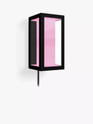 Philips Hue White & Colour Ambiance Impress LED Smart Plug In Outdoor Wall Light Extension, Black - thumbnail 2
