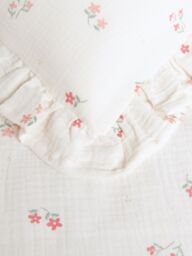 John Lewis Primrose Ruffle Toddler Pure Cotton Duvet Cover and Pillowcase Set, Multi - thumbnail 2
