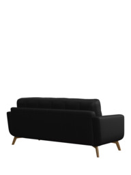 John Lewis Barbican Large 3 Seater Leather Sofa, Light Leg - thumbnail 4