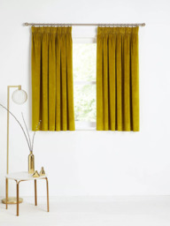 John Lewis Velvet Pair Lined Pencil Pleat Curtains - thumbnail 3