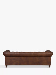 Halo Earle Chesterfield Grand 4 Seater Leather Sofa - thumbnail 5