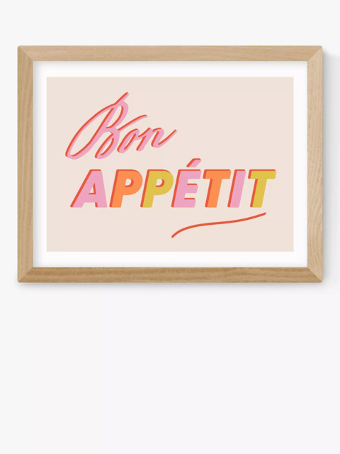 EAST END PRINTS Studio Eleni 'Bon Appetit' Framed Print