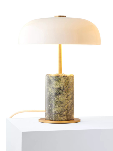 John Lewis Porcini Marble Base Mini Table Lamp, Green - image 1