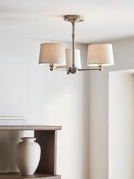John Lewis Isabel Semi Flush Ceiling Light - thumbnail 2