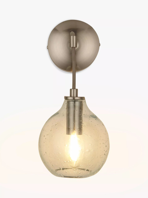 John Lewis Selsey Wall Light, Blue Tinted - image 1