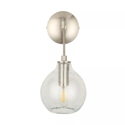 John Lewis Selsey Wall Light, Blue Tinted - thumbnail 5