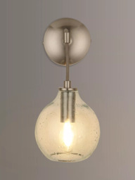 John Lewis Selsey Wall Light, Blue Tinted - thumbnail 2
