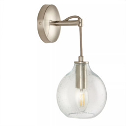 John Lewis Selsey Wall Light, Blue Tinted - thumbnail 6