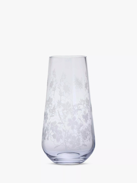 Dartington Crystal Bloom Potentilla Tapered Vase, H26cm, Clear - image 1