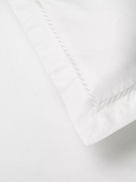 John Lewis Twist Trim Pure Cotton Embroidered Sateen Bedding, 600 Thread Count - thumbnail 2