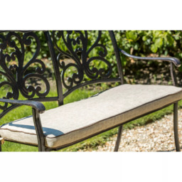 LG Outdoor Devon Bench and Cushion, Bronze - thumbnail 3