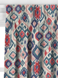 John Lewis Maya Ikat Made to Measure Curtains or Roman Blind, Soft Teal - thumbnail 6