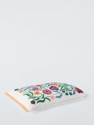 John Lewis x Anine Cecilie Iversen Pansy Cushion, Multi - thumbnail 3