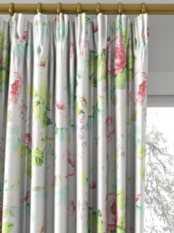 Sanderson Chelsea Made to Measure Curtains or Roman Blind, Pink/Celadon - thumbnail 2