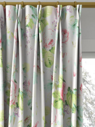 Sanderson Chelsea Made to Measure Curtains or Roman Blind, Pink/Celadon - thumbnail 4