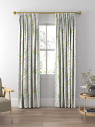 Sanderson Chelsea Made to Measure Curtains or Roman Blind, Pink/Celadon - thumbnail 5