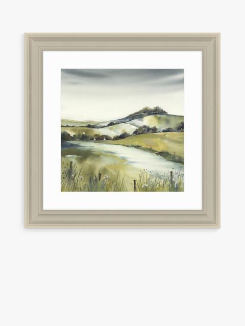 John Lewis Elizabeth Baldin 'Pistachio Pastel 1' Framed Print, 59 x 59cm, Multi - image 1