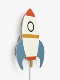 John Lewis Kids' Rocket Wall Light - thumbnail 4