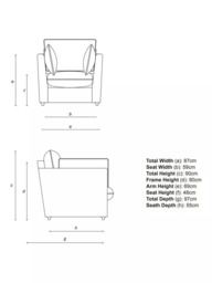 John Lewis x Sophie Conran Cocobella Armchair Replacement Loose Cover - thumbnail 2