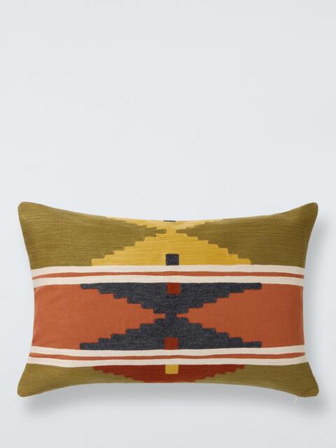 John Lewis Paso Cushion, Bronze Green - image 1