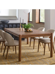west elm Miles 6-8 Seater Extendable Wood Dining Table, Toasted Oak - thumbnail 2