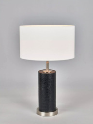 Pacific Laurence Cylinder Table Lamp, Black