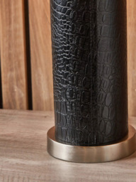 Pacific Laurence Cylinder Table Lamp, Black - thumbnail 4