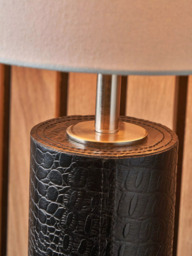 Pacific Laurence Cylinder Table Lamp, Black - thumbnail 3