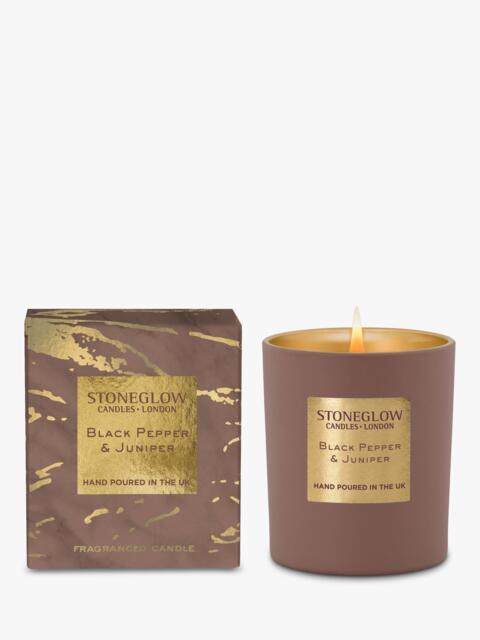 Luna Black Pep & Juniper Scented Candle, 220g - image 1