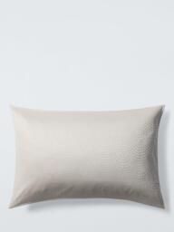 John Lewis Lucca Pure Cotton Woven Jacquard Bedding, Silver - thumbnail 3