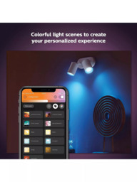 Philips Hue White and Colour Ambiance Fugato LED Smart Double Spotlight, White - thumbnail 3