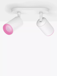 Philips Hue White and Colour Ambiance Fugato LED Smart Double Spotlight, White - thumbnail 2