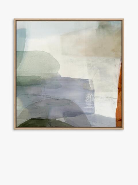 John Lewis PI Studio 'Soft Geometric' Framed Canvas Print, 84 x 84cm - image 1