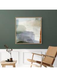 John Lewis PI Studio 'Soft Geometric' Framed Canvas Print, 84 x 84cm - thumbnail 2