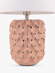 Laura Ashley Marwick Ceramic Table Lamp, Pink - thumbnail 6