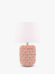 Laura Ashley Marwick Ceramic Table Lamp, Pink