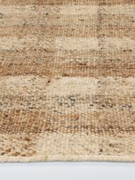 John Lewis Checkered Pure Jute Rug, Natural - thumbnail 4