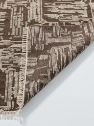 John Lewis Moroccan Abstract Wool Rich Rug, Cocoa - thumbnail 3