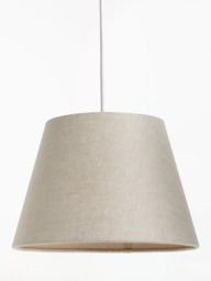 John Lewis Sophia Pure Linen Tapered Lampshade - thumbnail 5