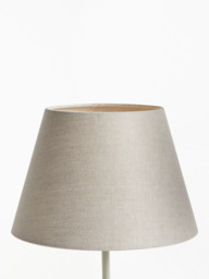 John Lewis Sophia Pure Linen Tapered Lampshade - thumbnail 4