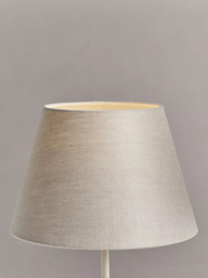 John Lewis Sophia Pure Linen Tapered Lampshade - thumbnail 1
