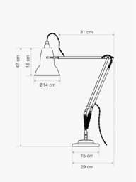 Anglepoise + National Trust 1227 Desk Lamp - thumbnail 6