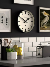 Newgate Clocks Number Three Railway Wall Clock, 37cm - thumbnail 4